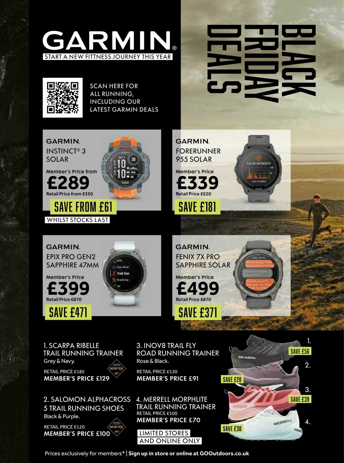 GO Outdoors Black Friday Offers from 18 November
