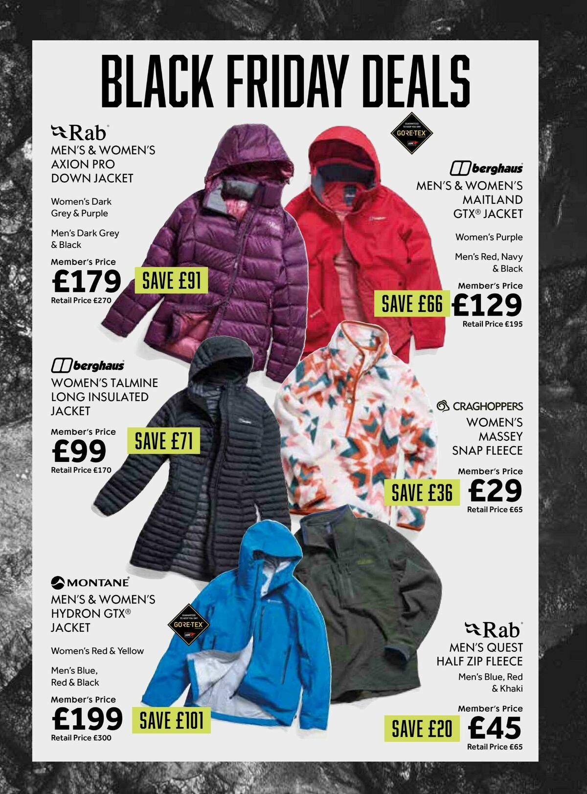 GO Outdoors Black Friday Offers from 18 November