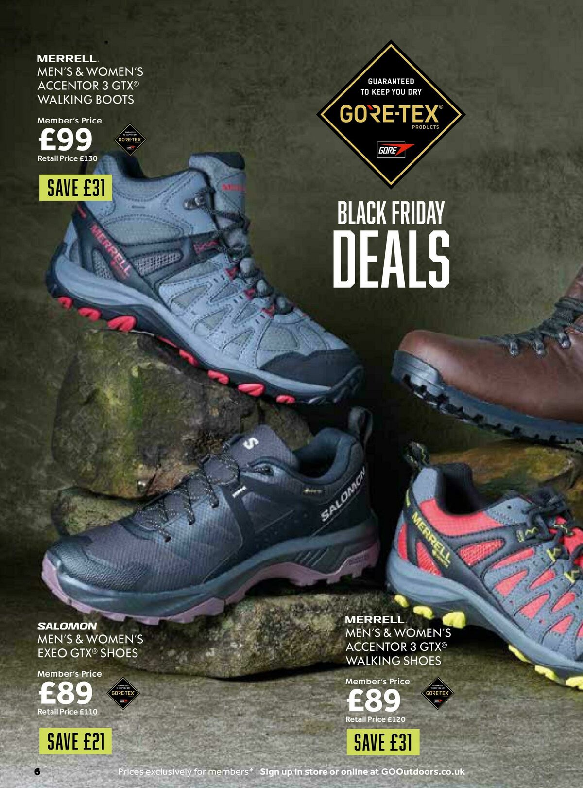 GO Outdoors Black Friday Offers from 18 November