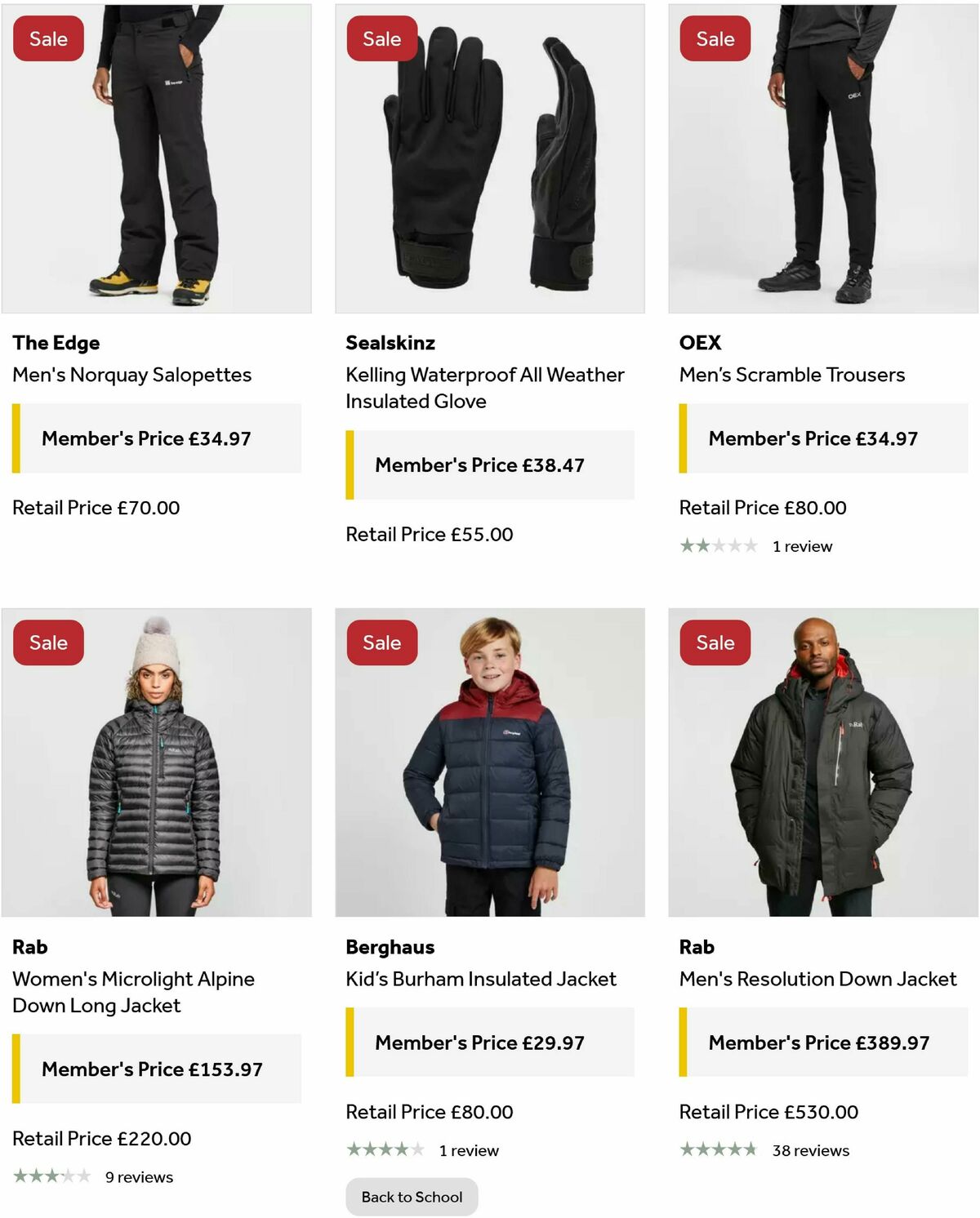 GO Outdoors Offers from 9 January
