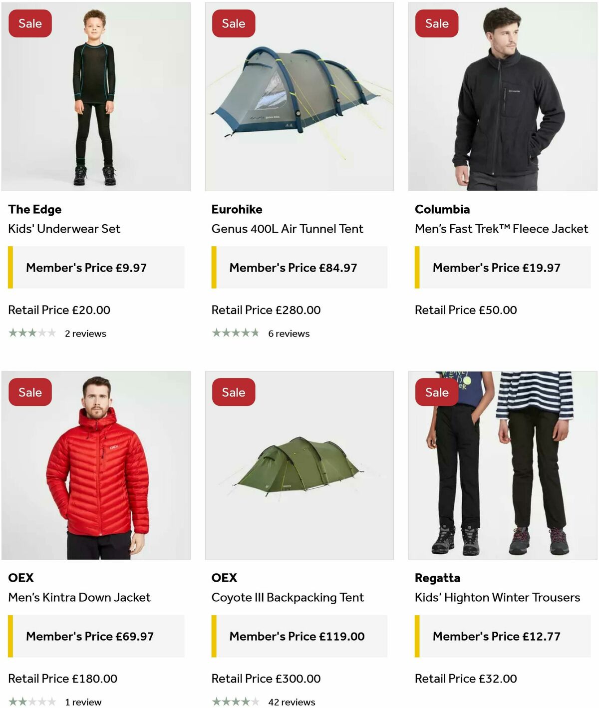 GO Outdoors Offers from 9 January