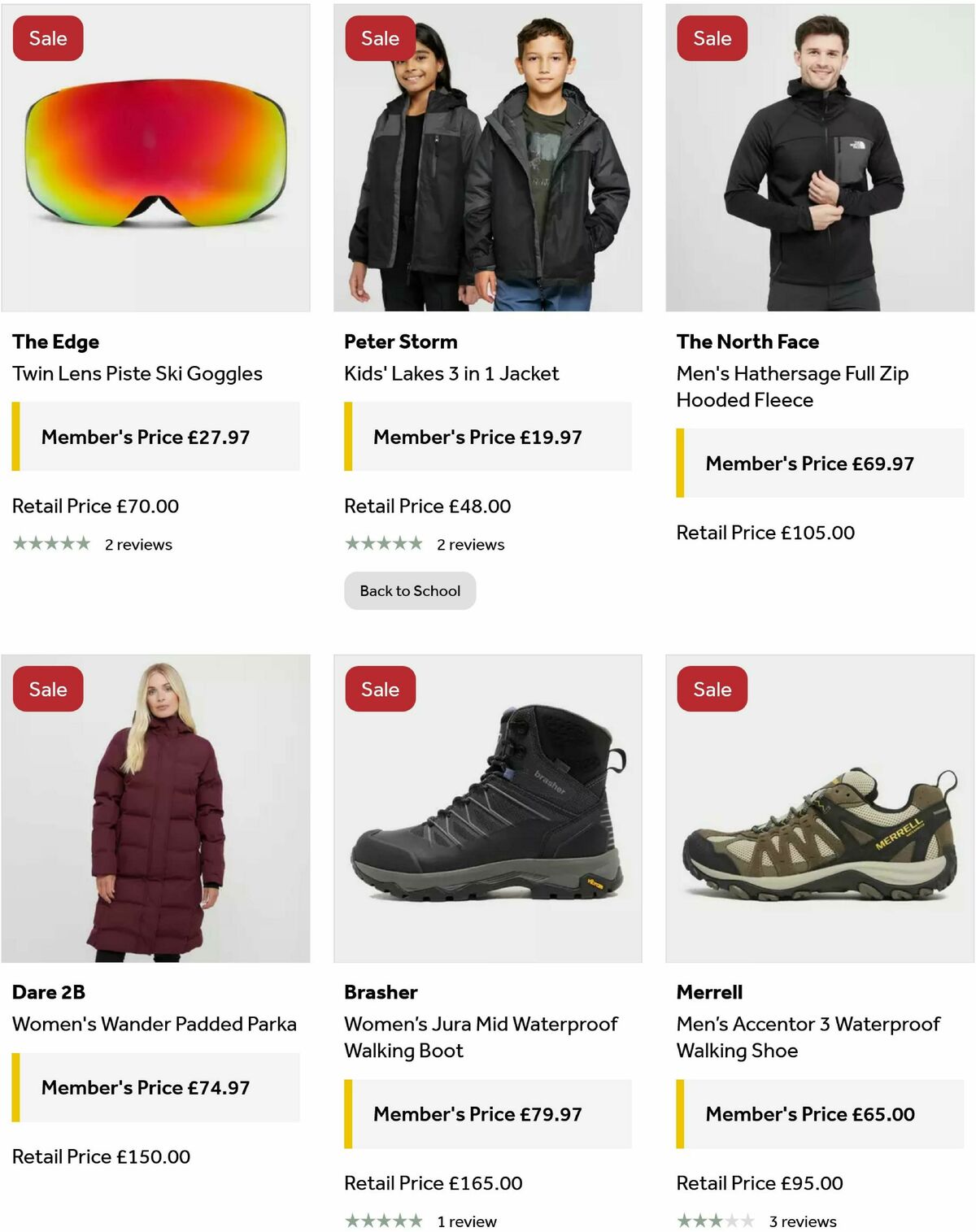 GO Outdoors Offers from 9 January