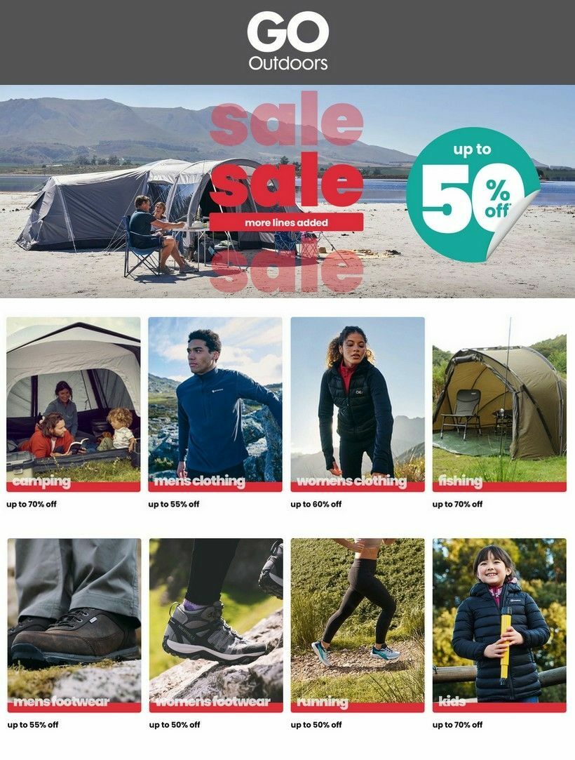 GO Outdoors Offers from 24 July
