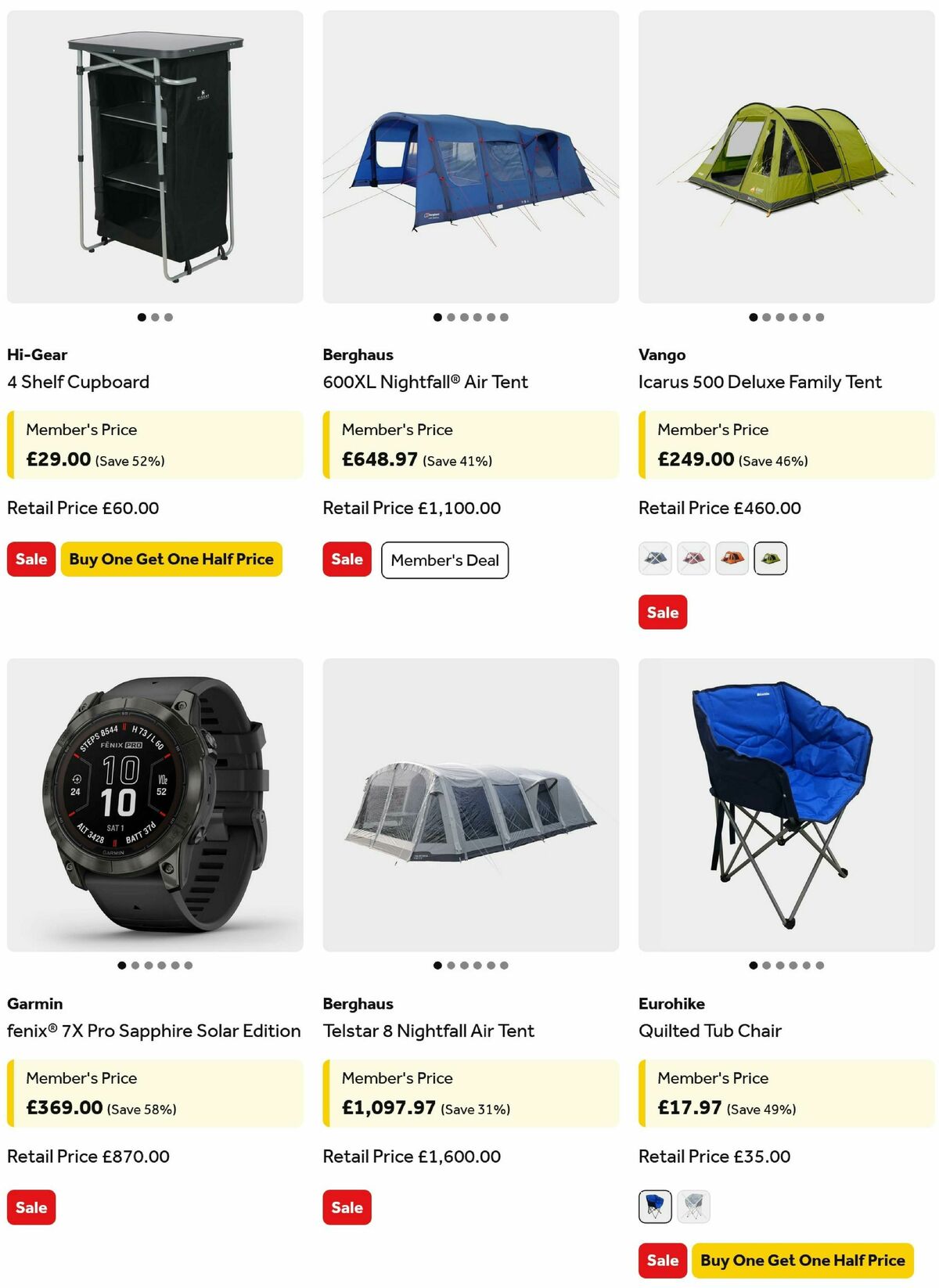 GO Outdoors Offers from 15 August