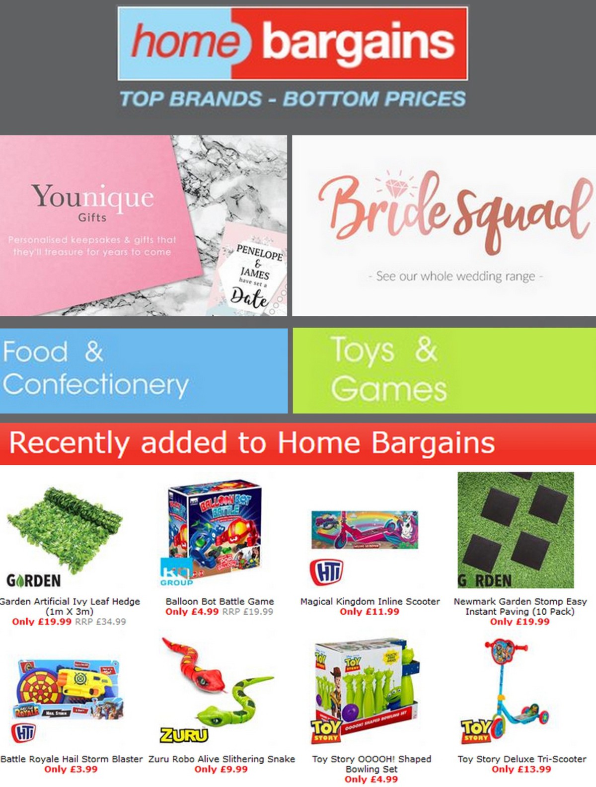 Home Bargains Offers from 22 May