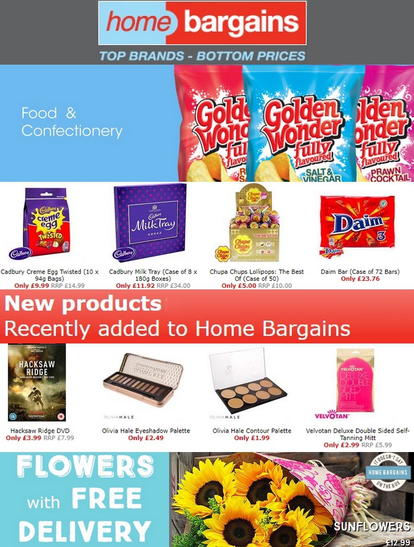 Home Bargains Offers from 19 June