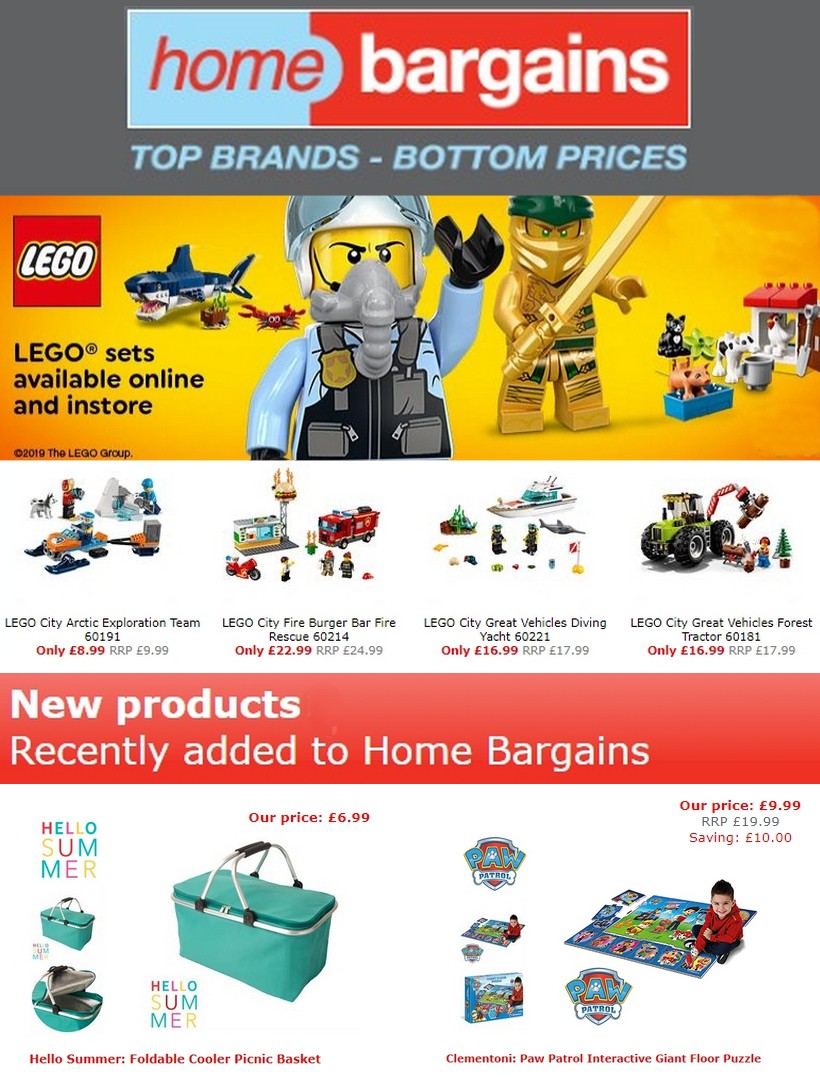Home Bargains Offers from 14 August