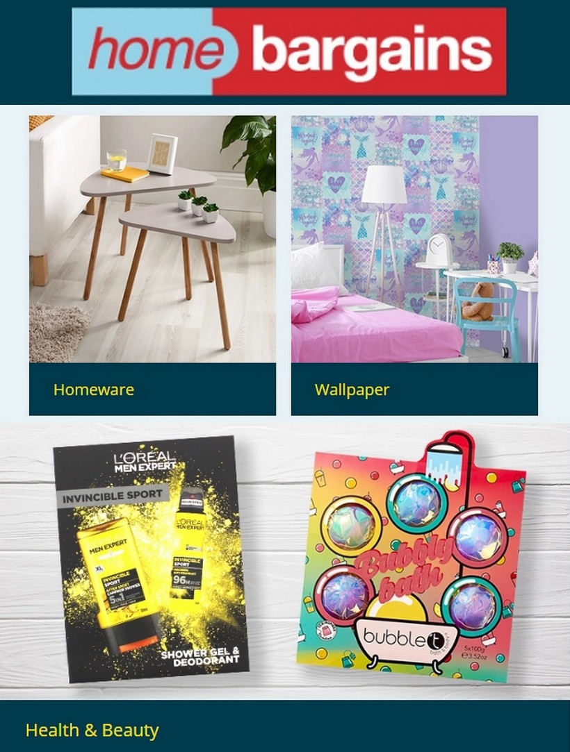 Home Bargains Offers from 8 January