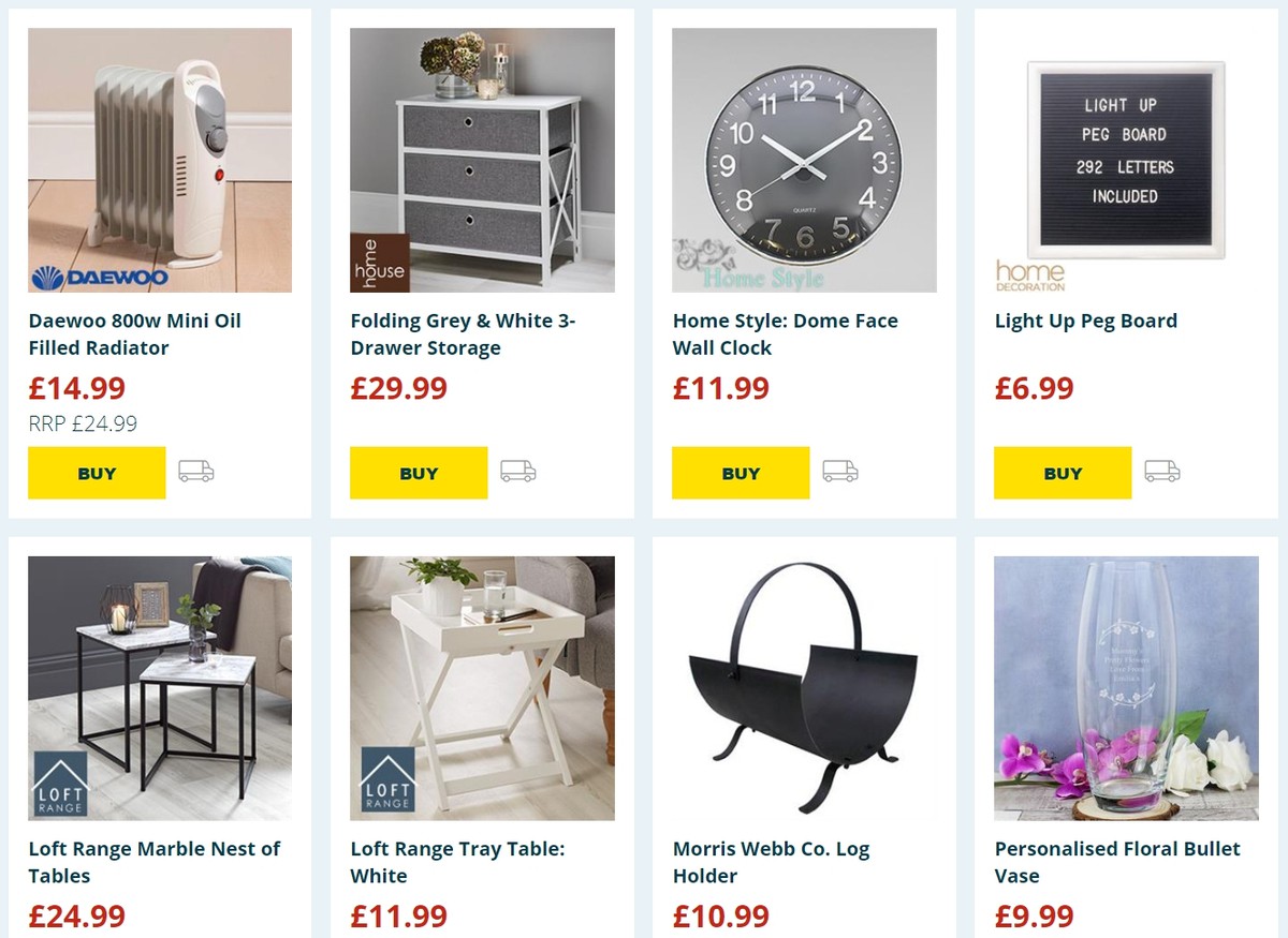 Home Bargains Offers from 8 January