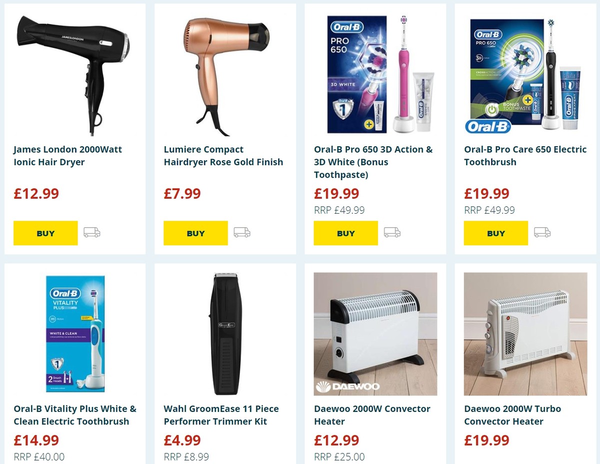 Home Bargains Offers from 8 January