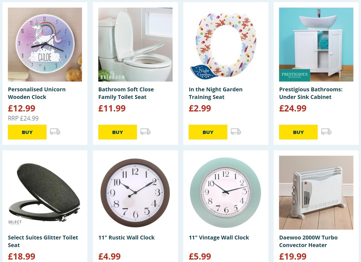 Home Bargains Offers from 8 January