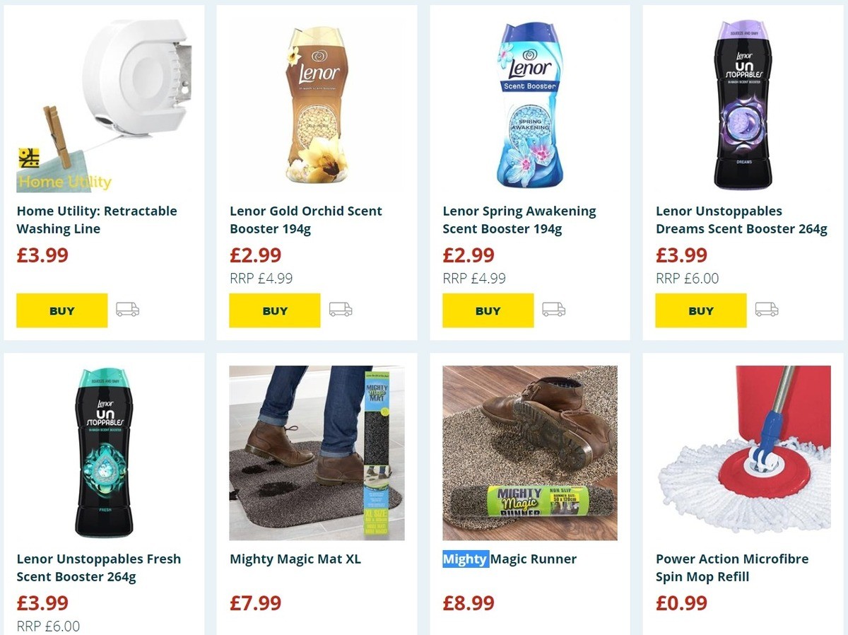 Home Bargains Offers from 25 March