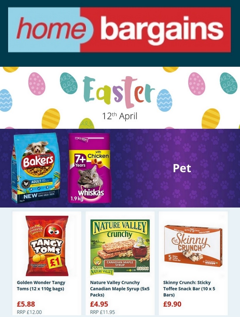 Home Bargains Offers from 1 April