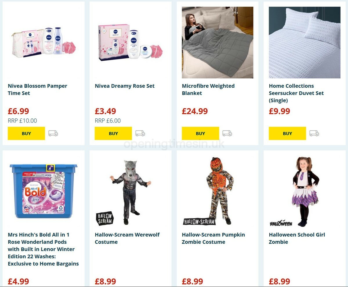 Home Bargains Offers from 9 September