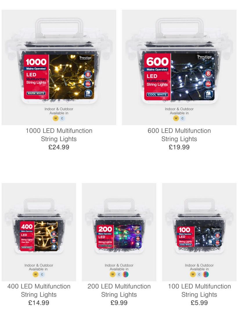 Home Bargains Light Up Offers from 12 November