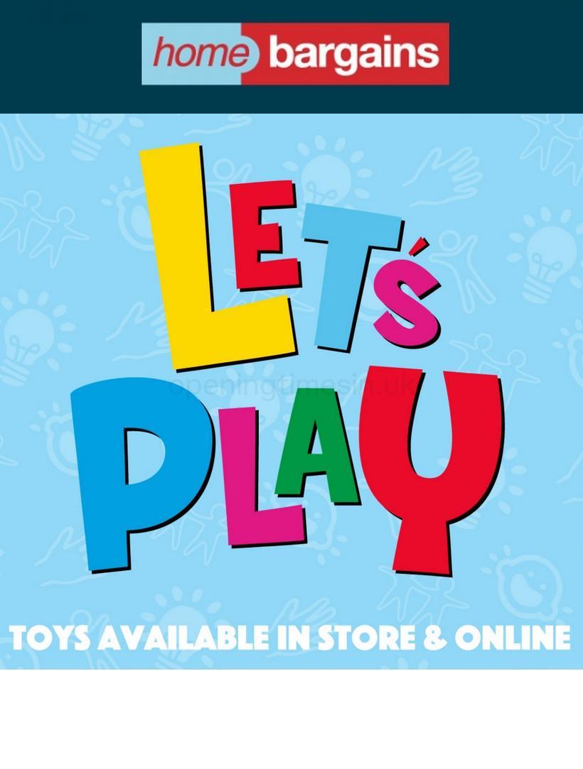 Home Bargains Unmissable Toy Deals Offers from 4 December