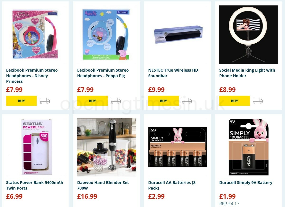 Home Bargains Offers from 16 February