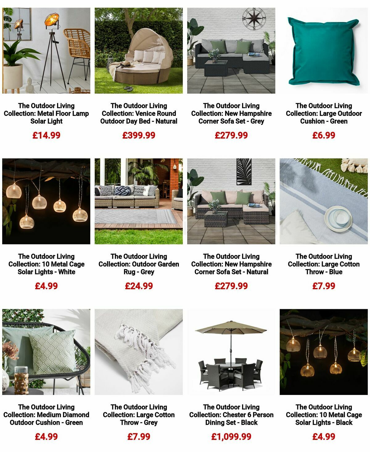 Home Bargains The Outdoor Living Collection Offers from 17 May