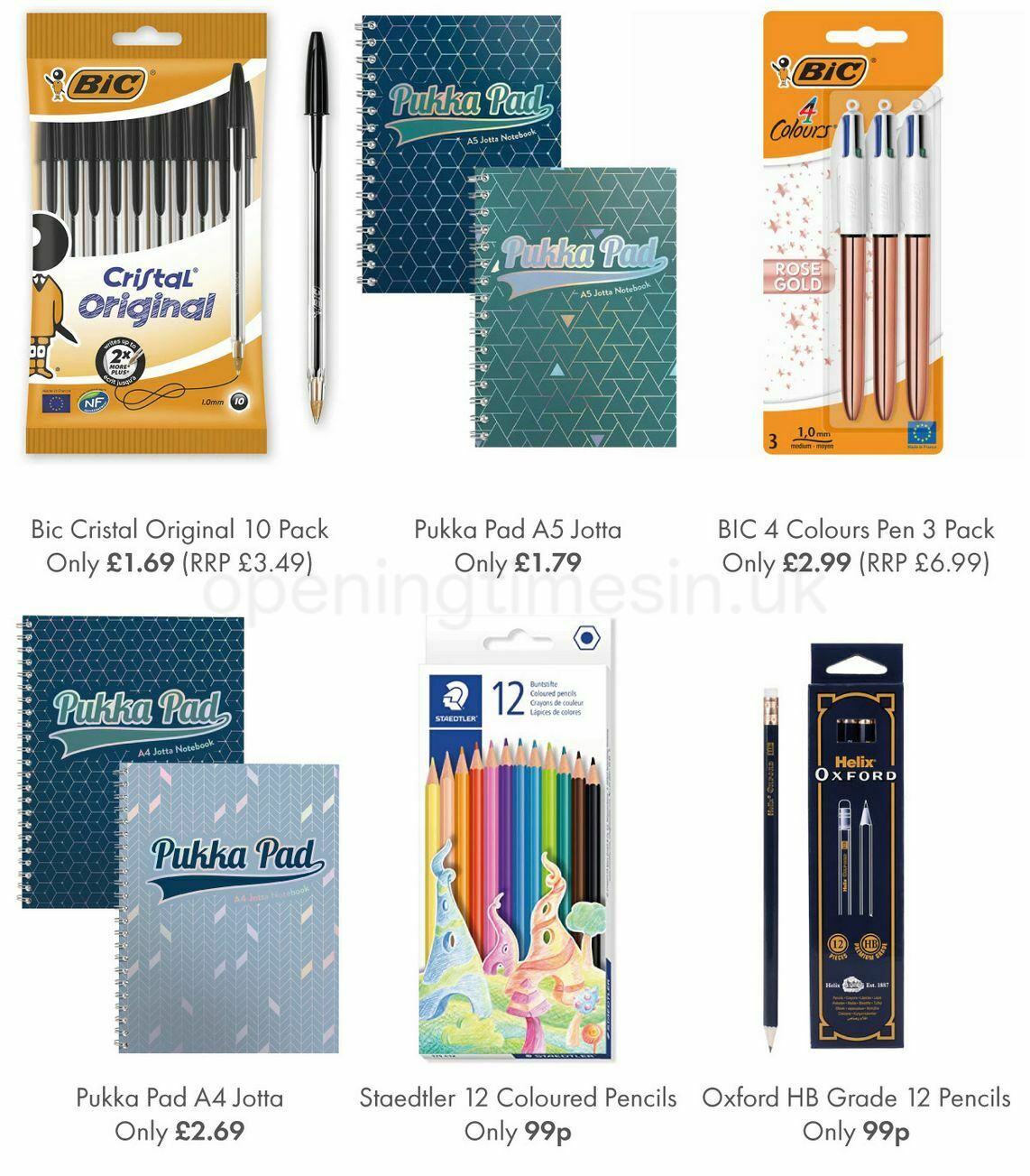 Home Bargains Back to School Offers from 5 August
