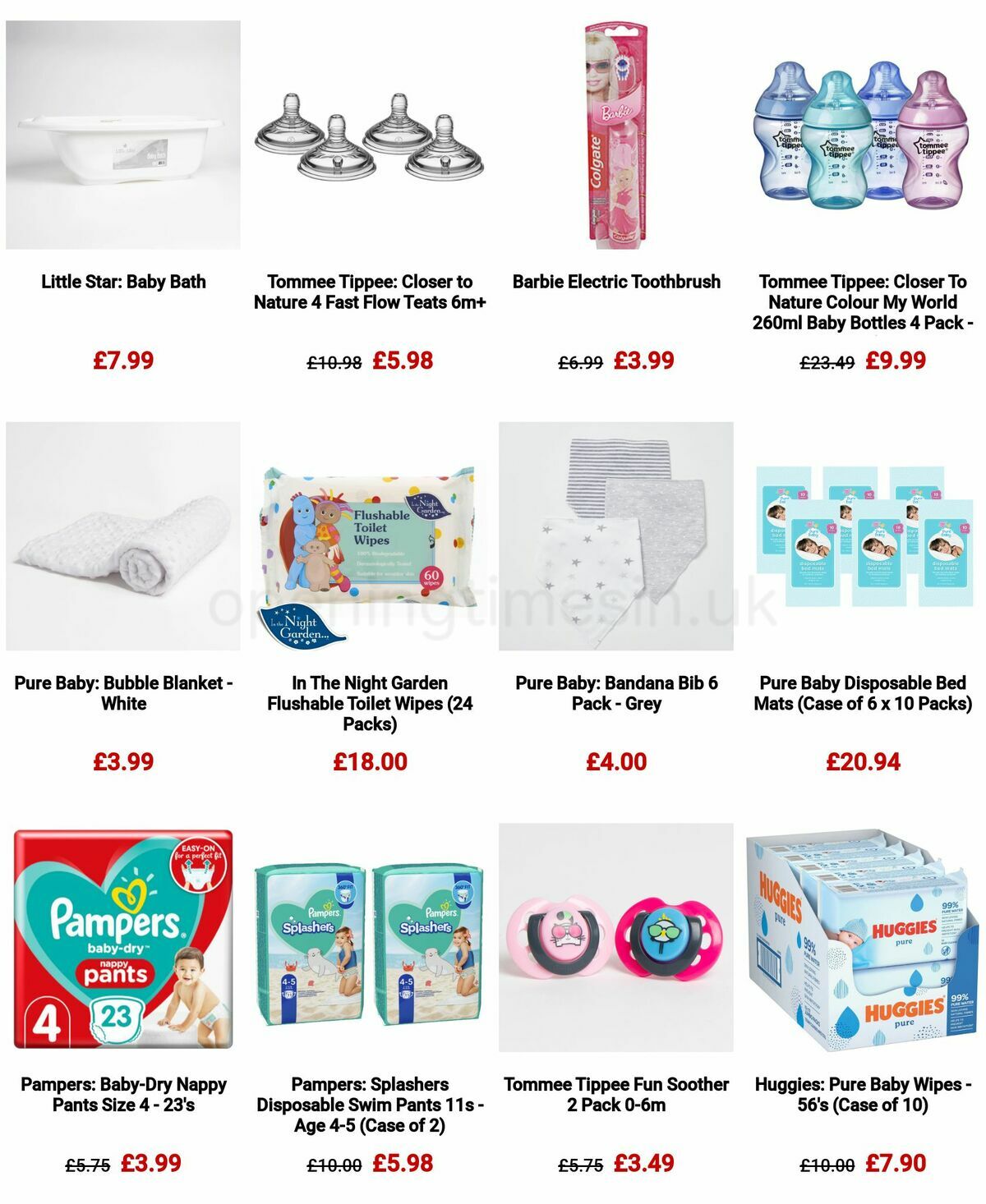 Home Bargains Baby & Child Offers from 20 August