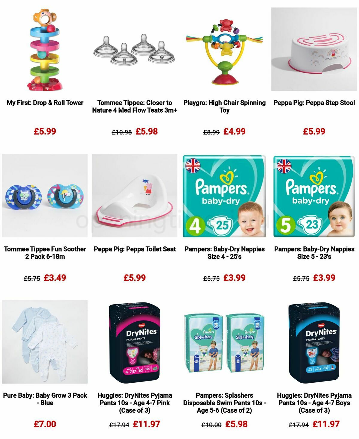 Home Bargains Baby & Child Offers from 20 August