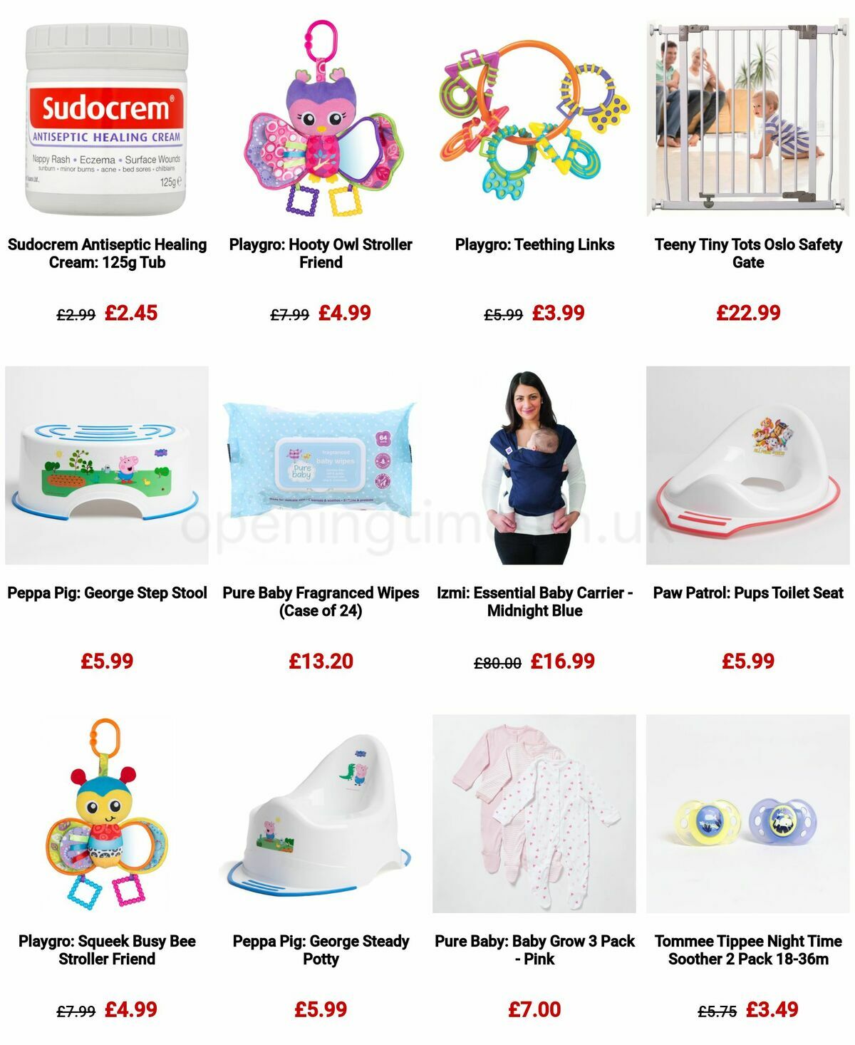 Home Bargains Baby & Child Offers from 20 August
