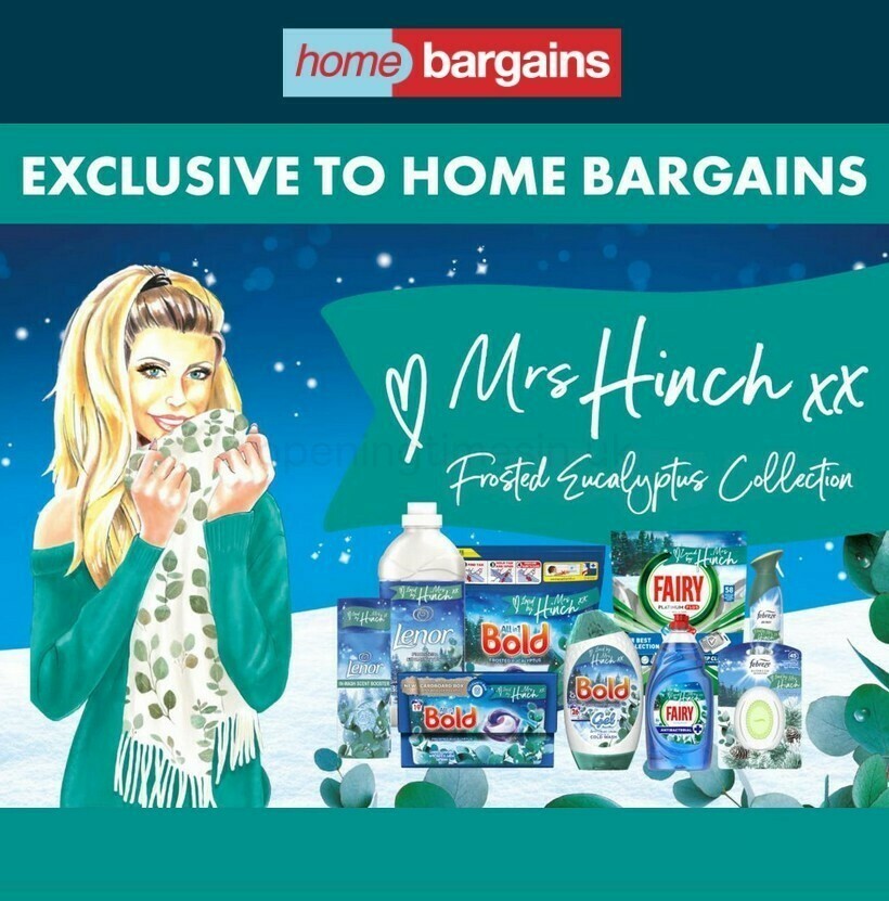 Home Bargains Frosted Eucalyptus Limited Edition Offers from 20 September