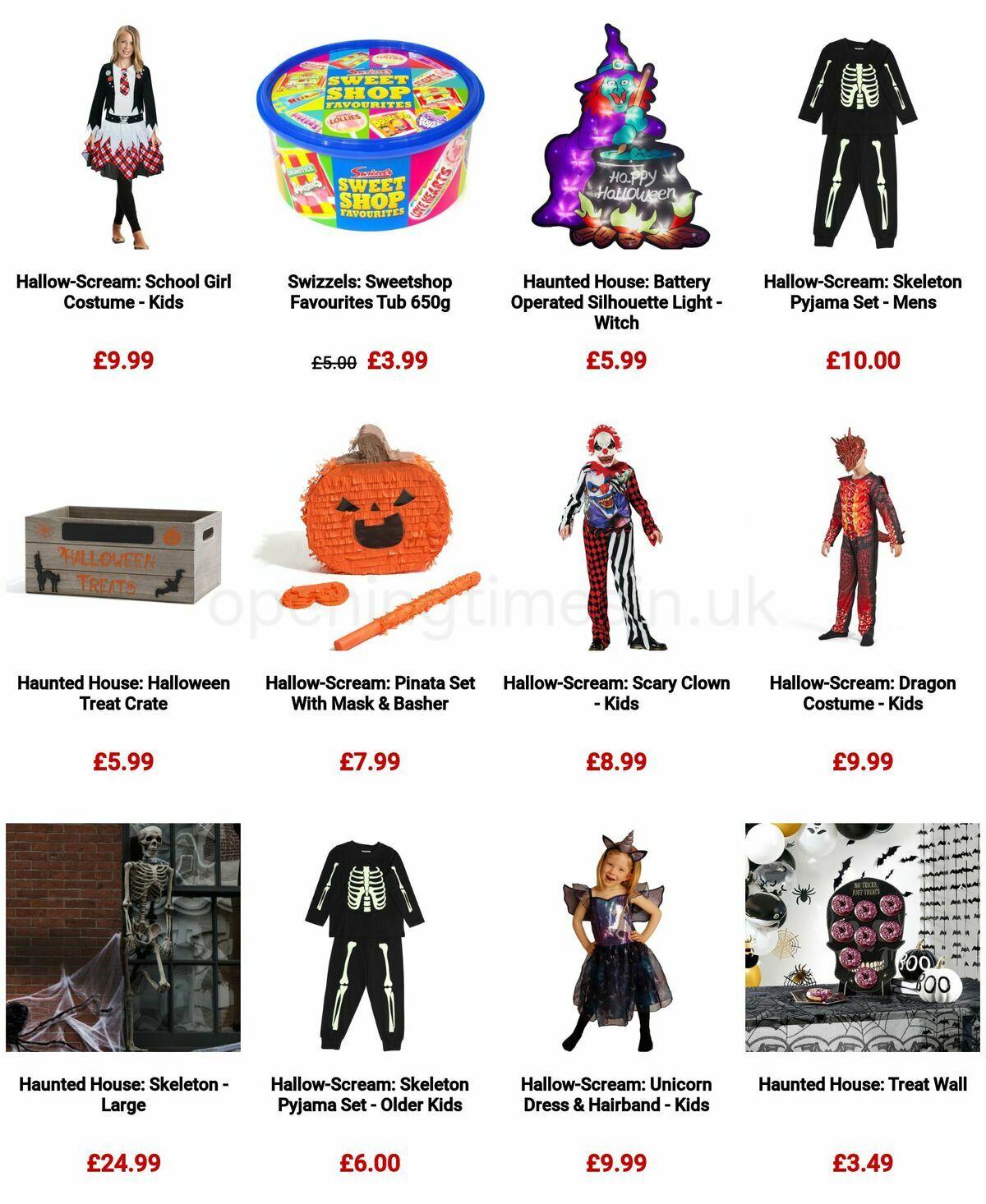 Home Bargains Halloween Offers from 23 September