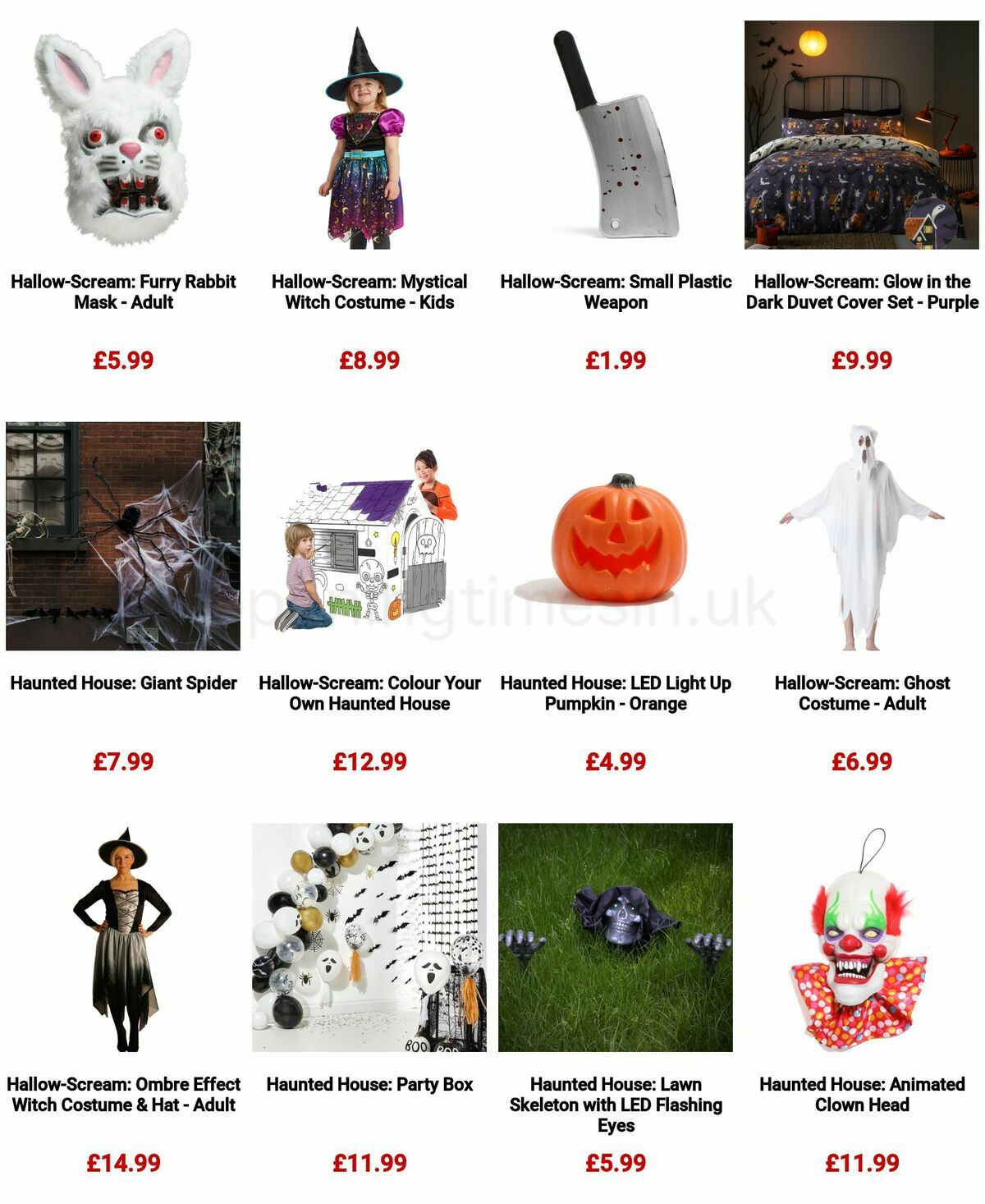 Home Bargains Halloween Offers from 23 September