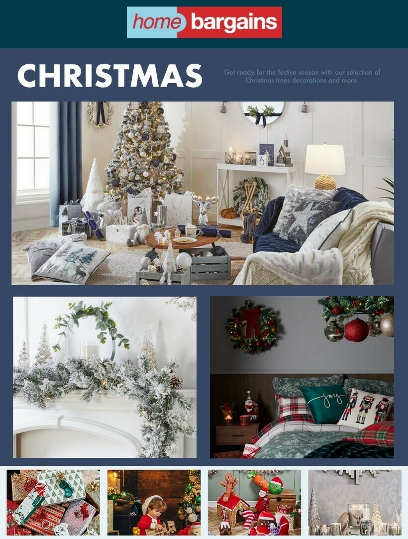 Home Bargains Christmas Offers from 25 October