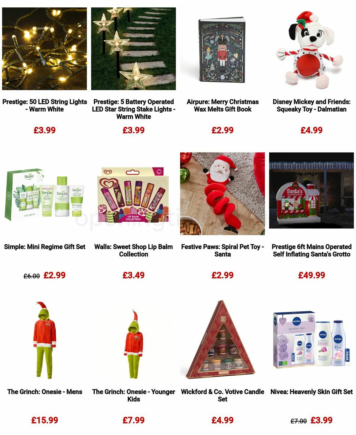 Home Bargains Christmas Offers from 25 October