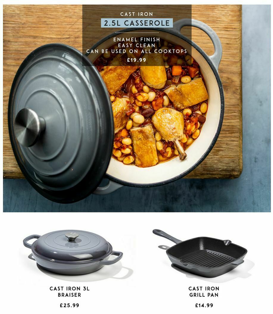 Home Bargains Brand New Tom Kitchin Range Offers from 20 December