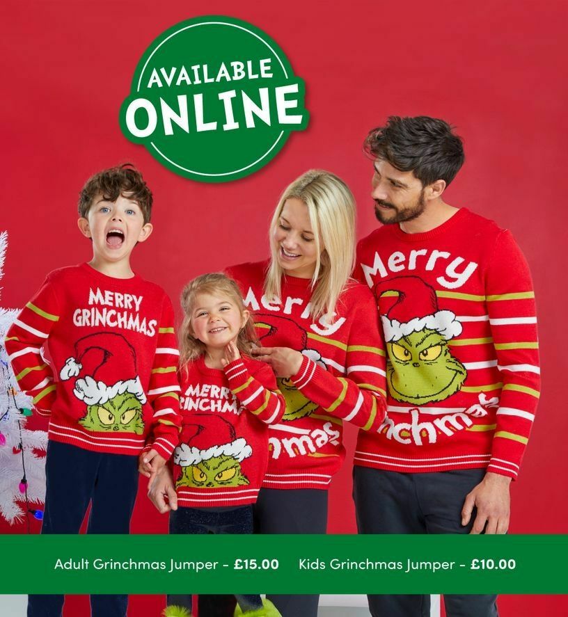 Home Bargains Get Cozy with The Grinch Offers from 3 November