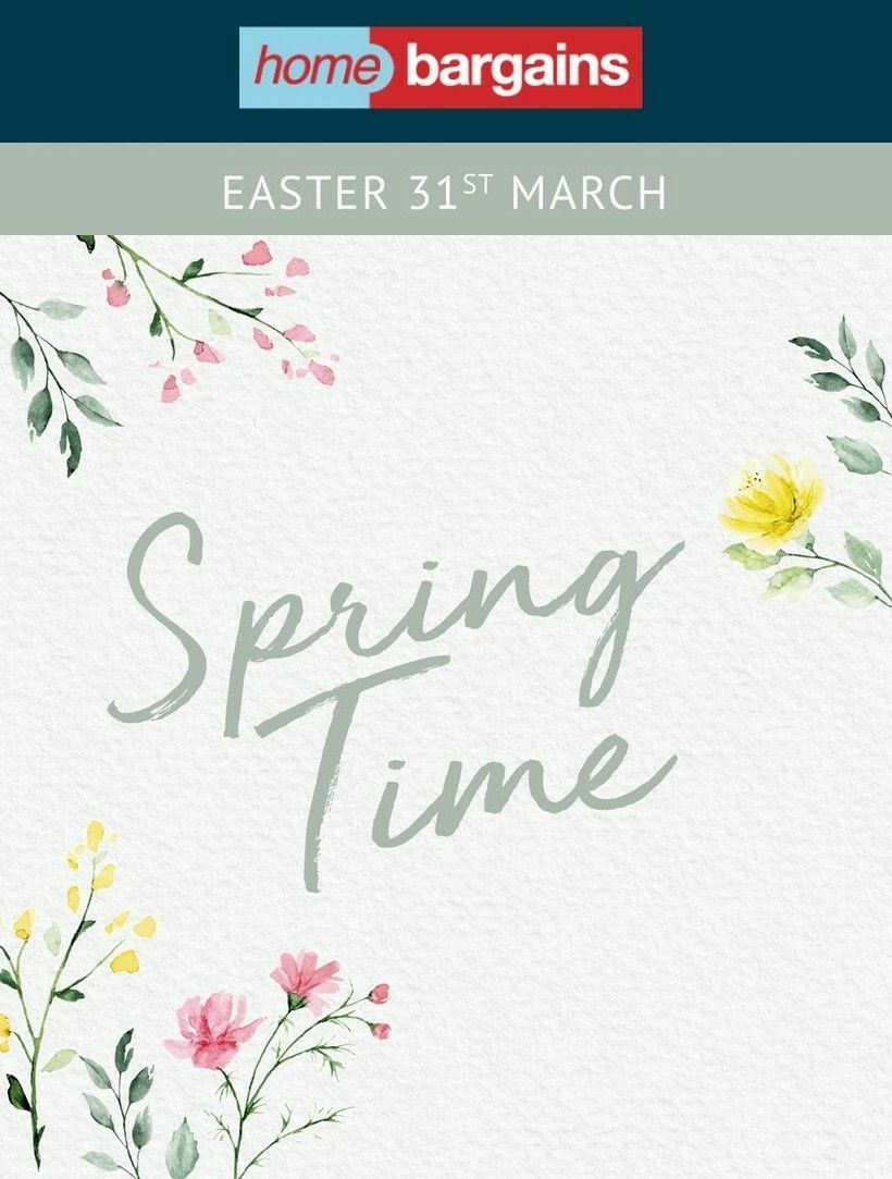 Home Bargains Offers from 10 March