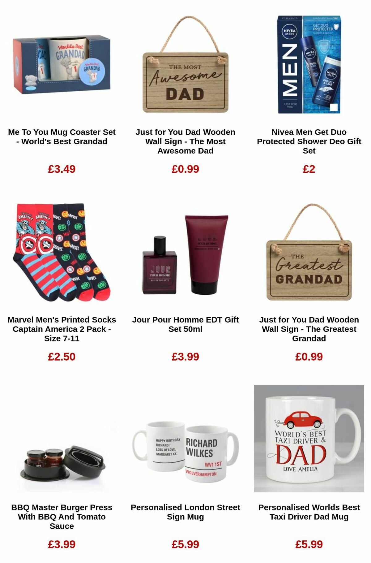 Home Bargains Father's Day Offers from 1 June