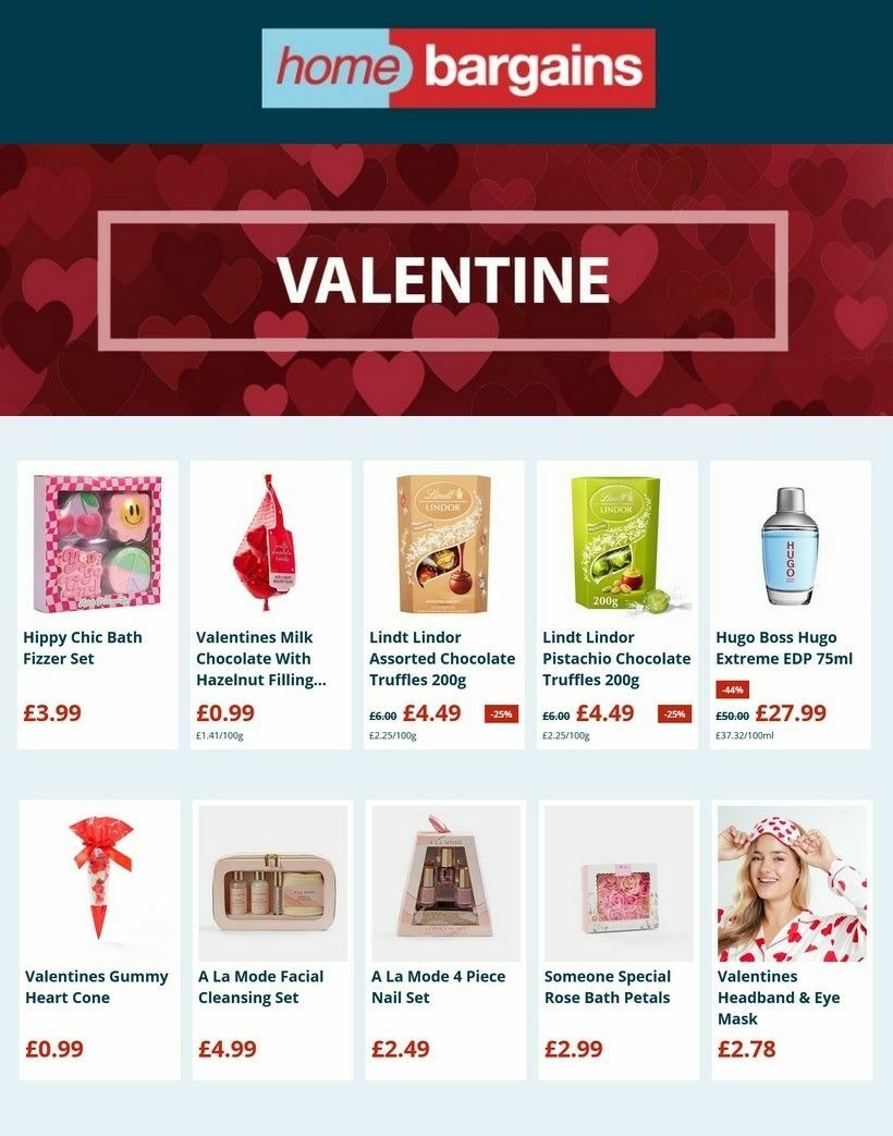 Home Bargains Offers from 29 January