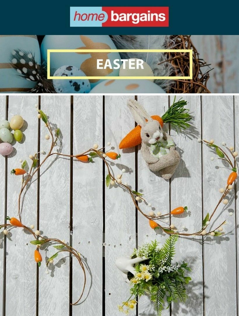 Home Bargains Easter Offers from 21 March
