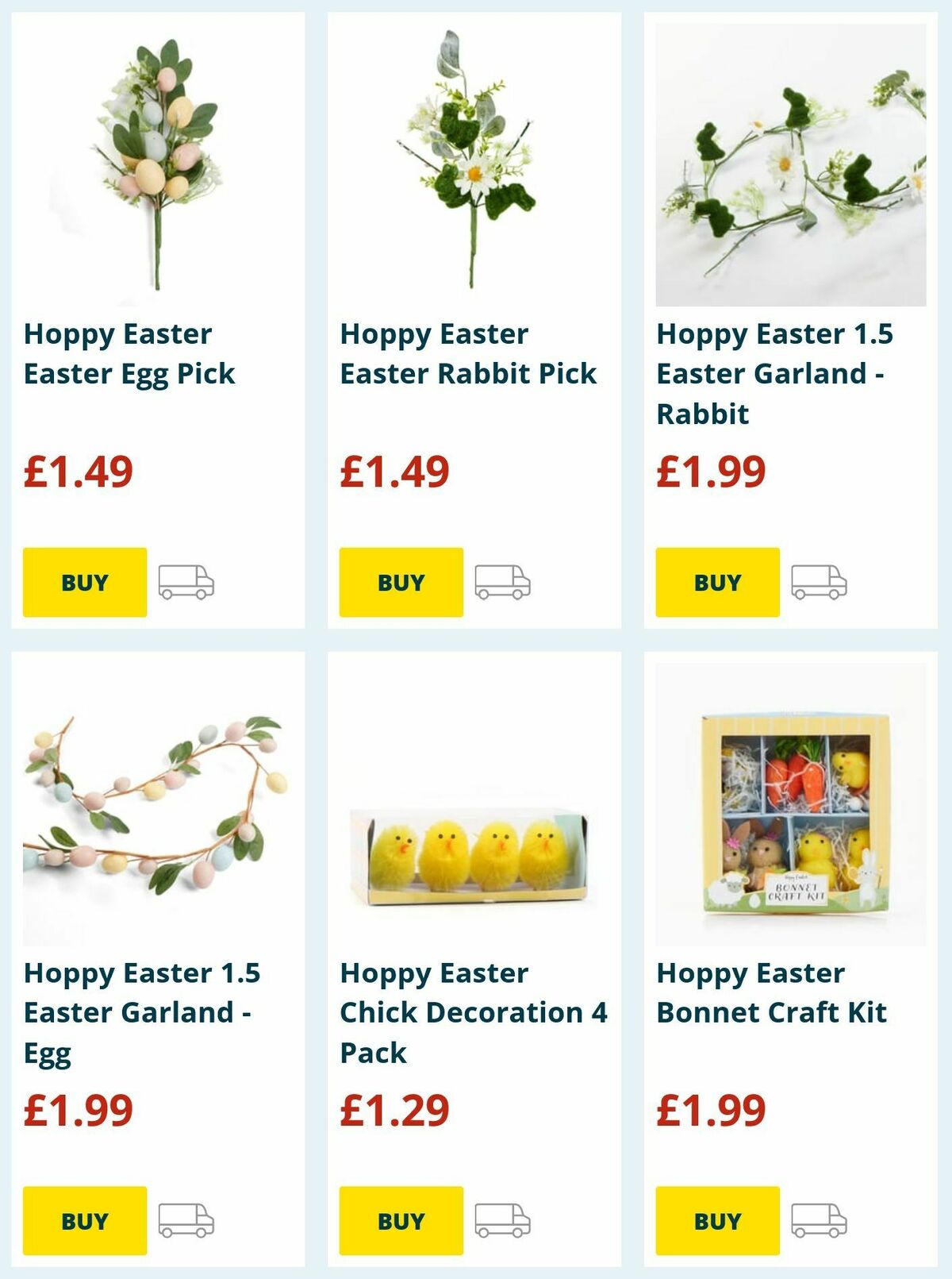 Home Bargains Easter Offers from 21 March