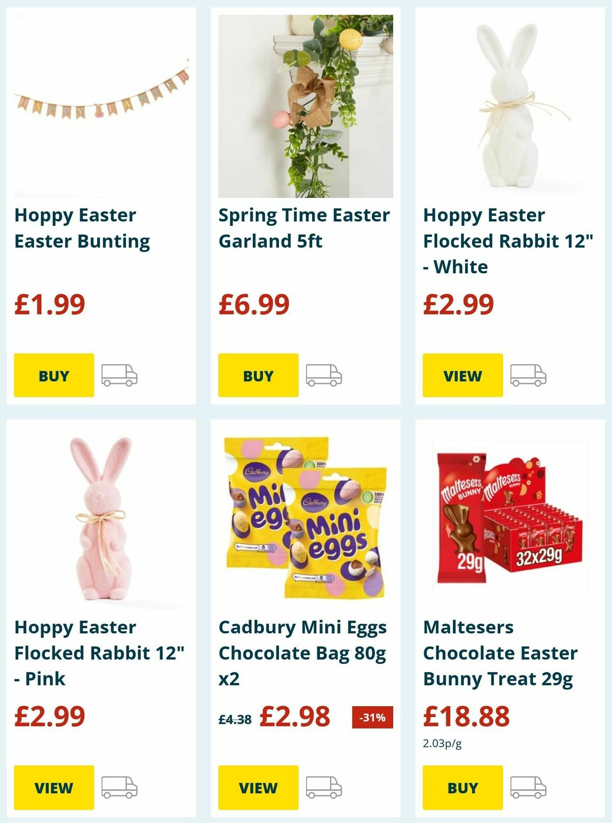 Home Bargains Easter Offers from 21 March