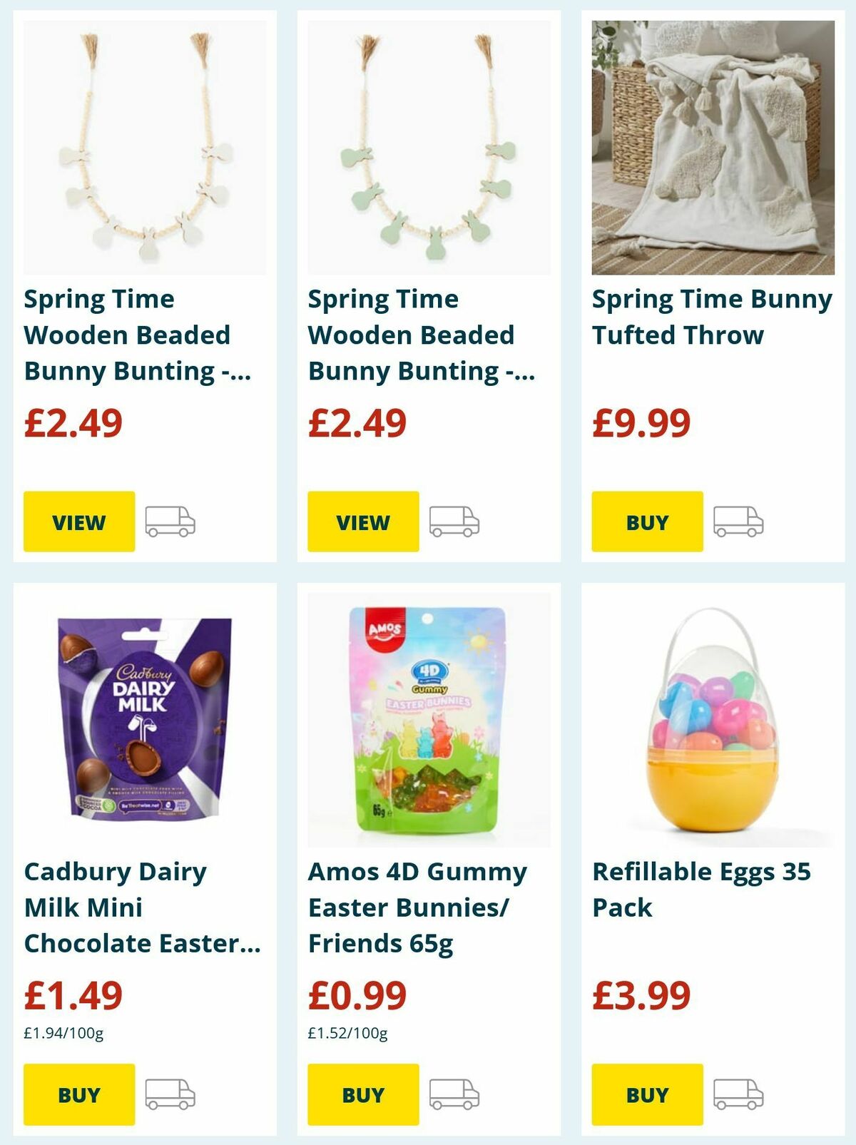 Home Bargains Easter Offers from 21 March