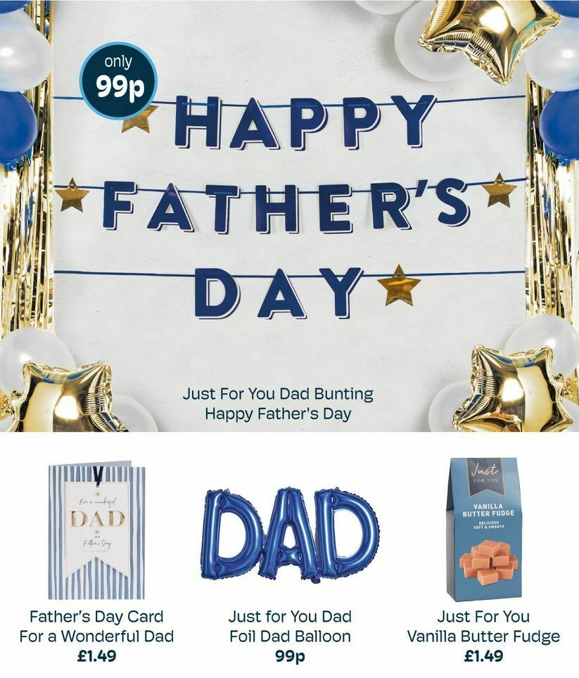 Home Bargains Father's Day Offers from 5 June