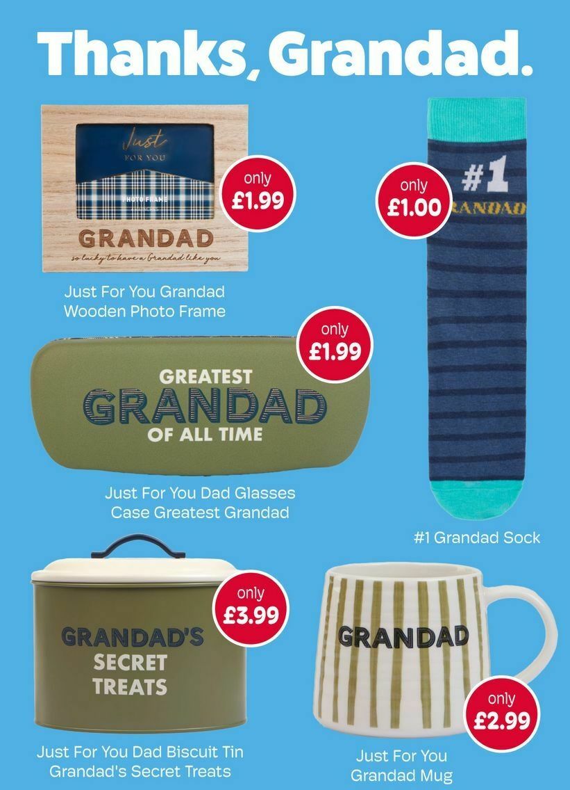 Home Bargains Father's Day Offers from 5 June
