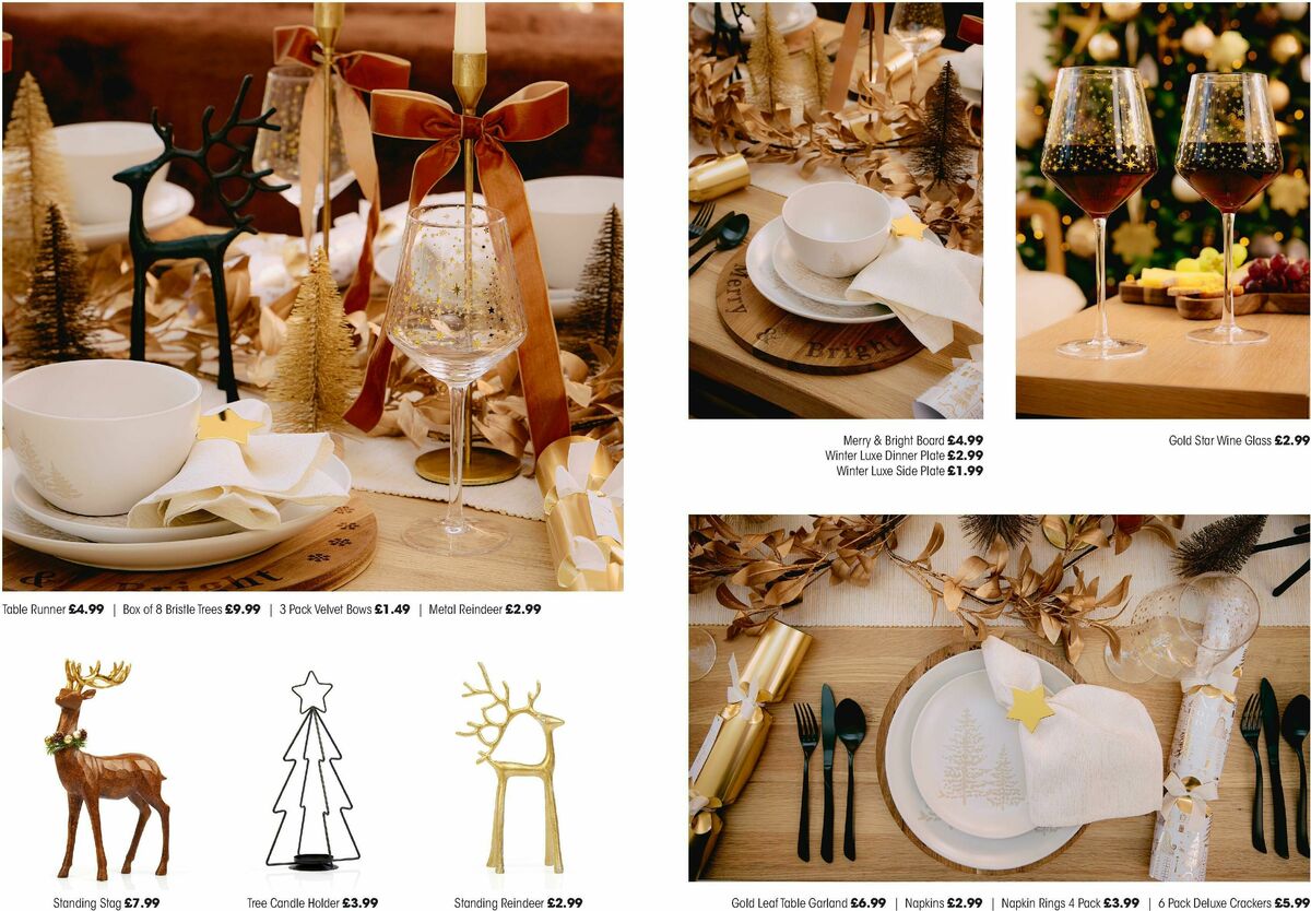 Home Bargains Christmas Lookbook Offers from 25 October