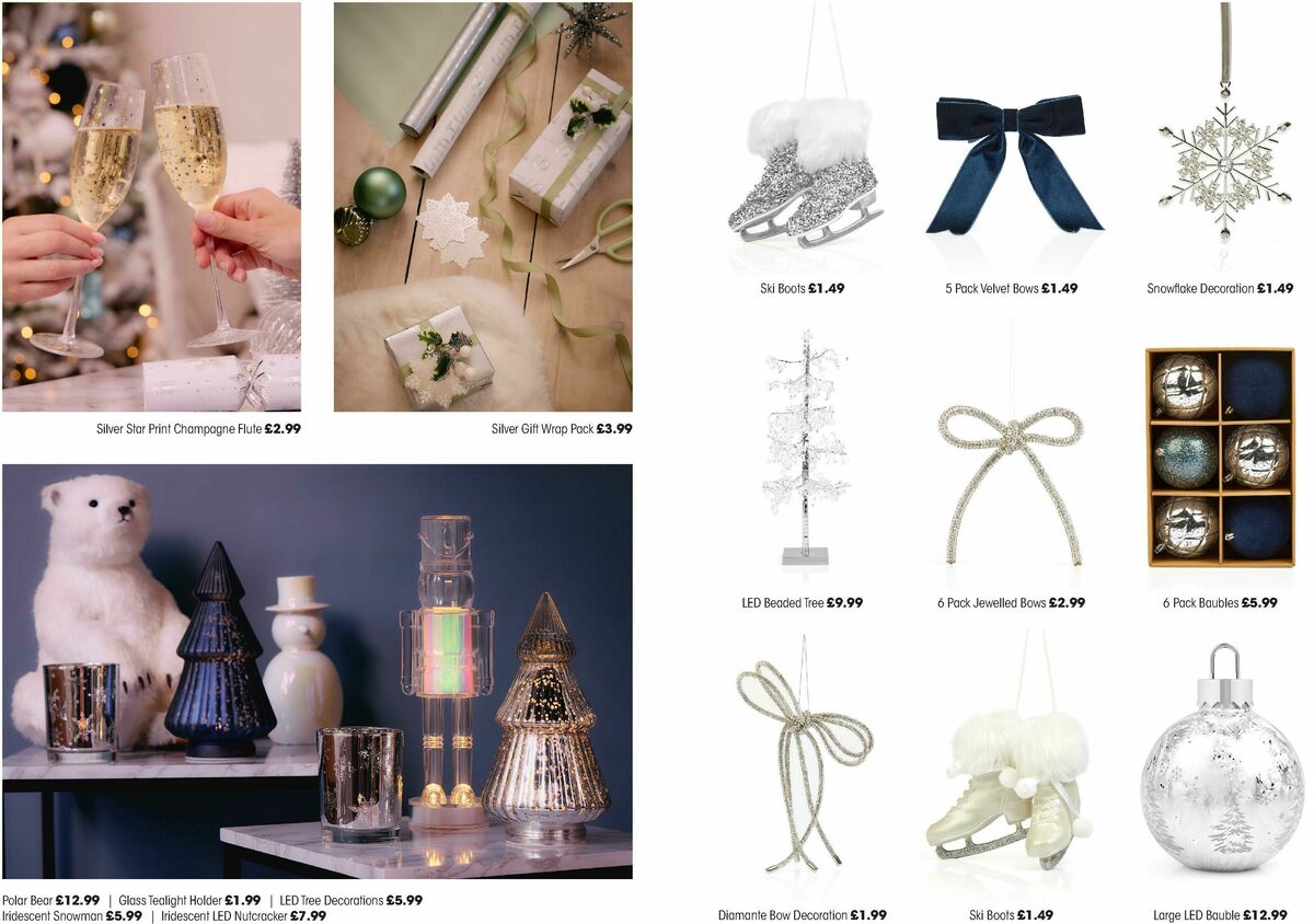 Home Bargains Christmas Lookbook Offers from 25 October