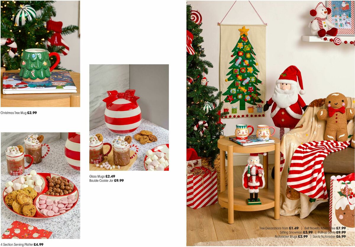 Home Bargains Christmas Lookbook Offers from 25 October