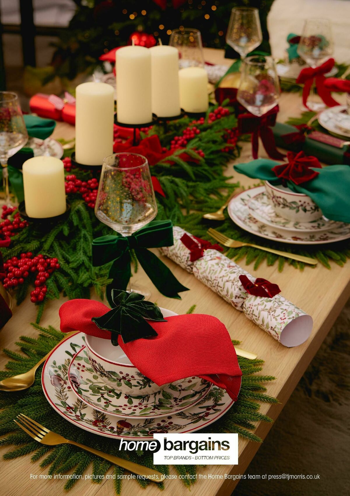 Home Bargains Christmas Lookbook Offers from 25 October