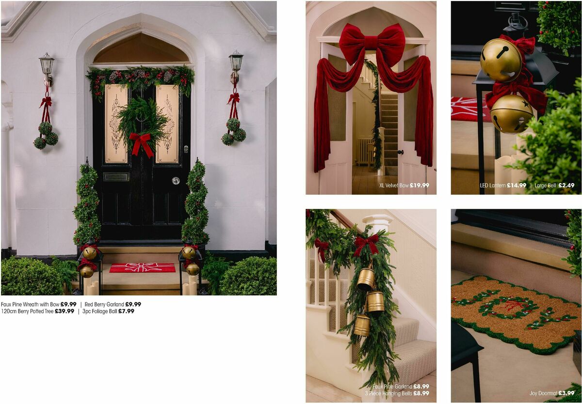 Home Bargains Christmas Lookbook Offers from 25 October