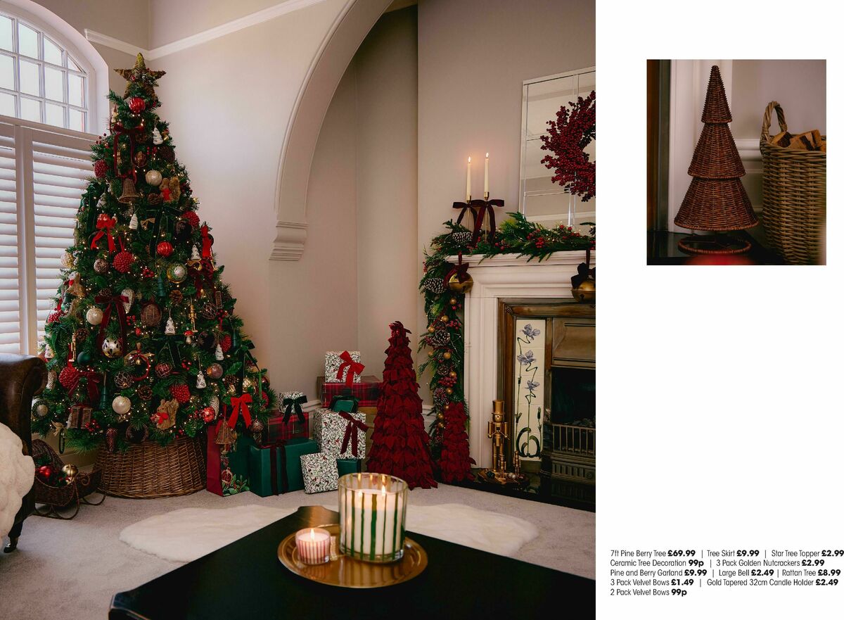 Home Bargains Christmas Lookbook Offers from 25 October