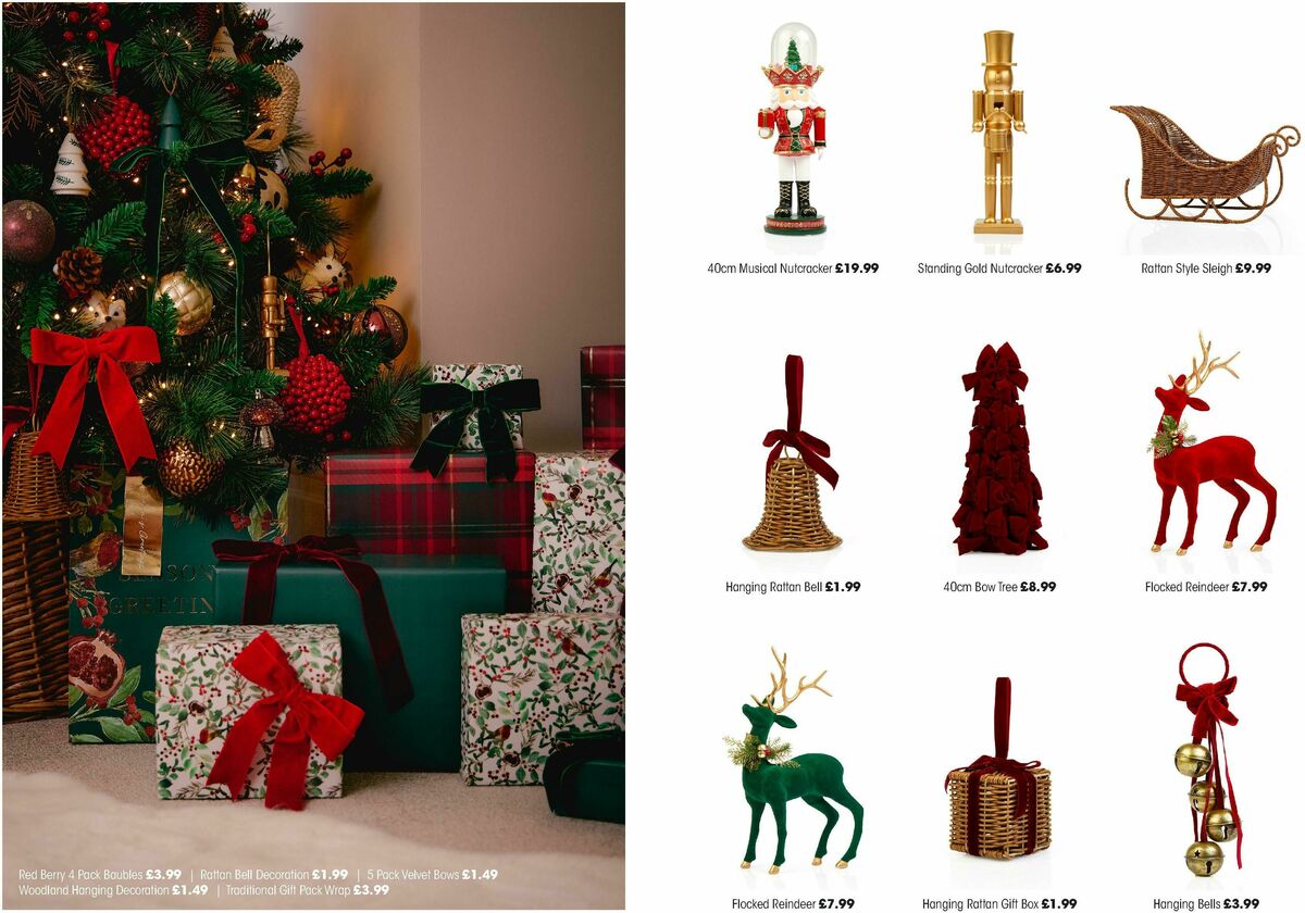 Home Bargains Christmas Lookbook Offers from 25 October