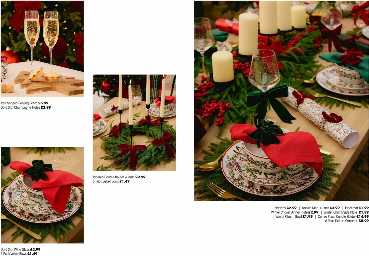 Home Bargains Christmas Lookbook Offers from 25 October